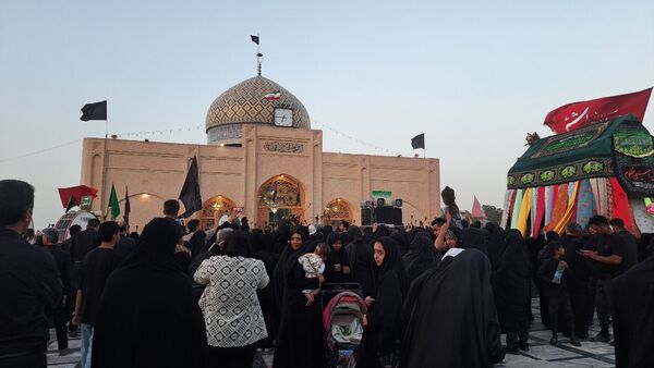 حضور گسترده هیئات مذهبی در بارگاه منور امام زاده محمد عابد 