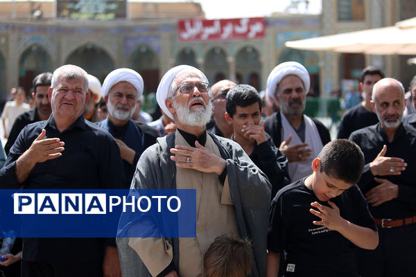مراسم عزاداری سالروز شهادت امام حسن عسگری(ع) در قم