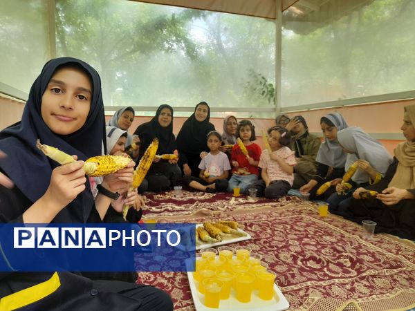 اردوی مادر دختری حورا دانش‌آموزان ناحیه یک مشهد