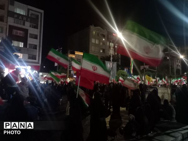  این است قدرت مردم وطن پرست ایران 