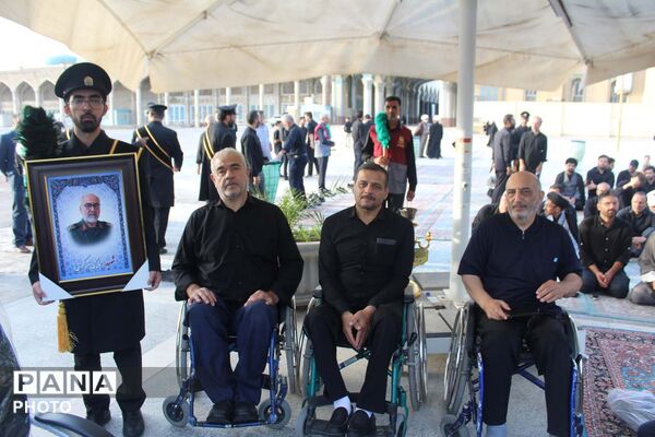 مراسم سالگرد شهیدان شاکری، پرتویان و سلگی در مسجد جمکران