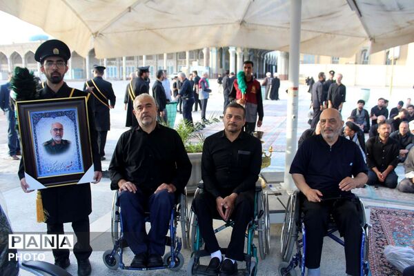 مراسم سالگرد شهیدان شاکری، پرتویان و سلگی در مسجد جمکران