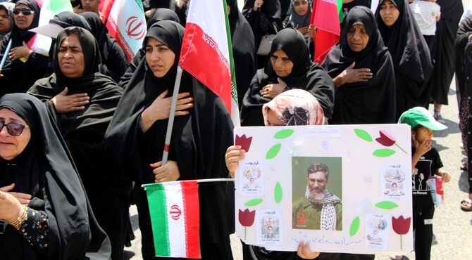 در سوگ شهادت امام صادق(ع)؛ رودان غرق در حزن و اشک
