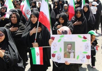در سوگ شهادت امام صادق(ع)؛ رودان غرق در حزن و اشک