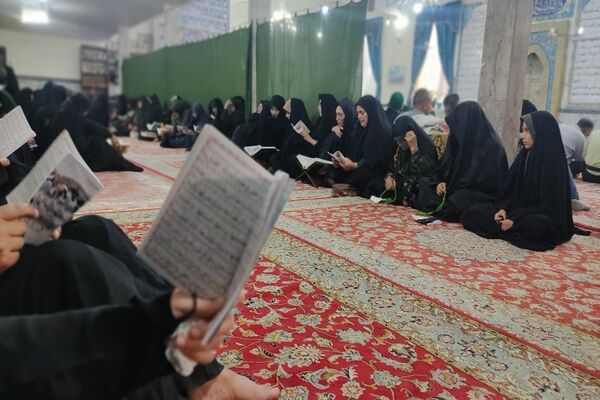 مراسم روز عرفه در مسجد جامع شهر بار 