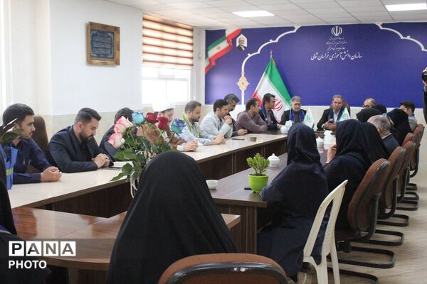 مراسم سالروز تاسیس سازمان دانش آموزی در خراسان شمالی