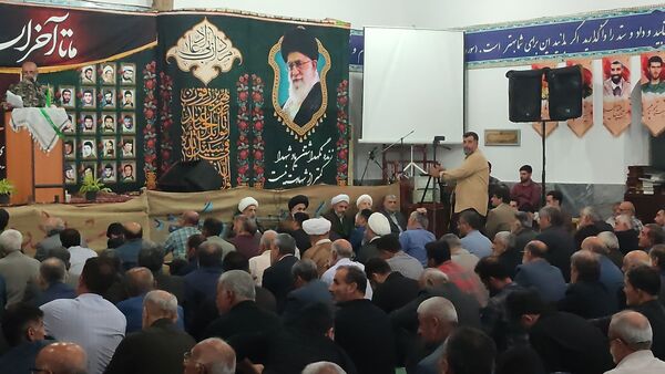 مراسم یادواره شهدا در روستای قراخیل قائمشهر