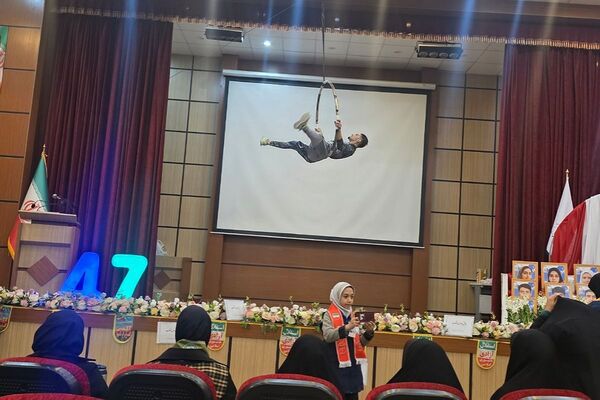  همایش یاوران انقلاب در اداره آموزش و پرورش رباط‌کریم