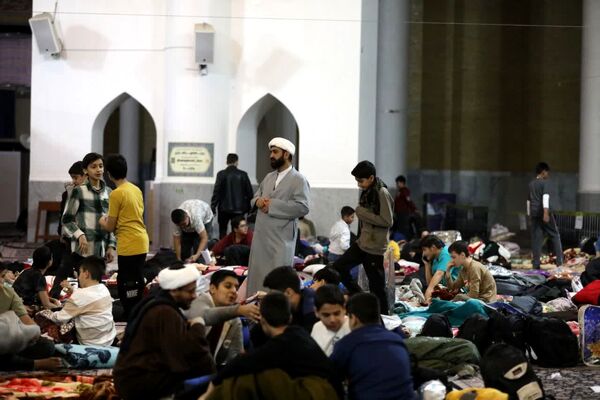 مراسم اعتکاف دانش آموزی در مسجد اعظم و مصلای قدس قم