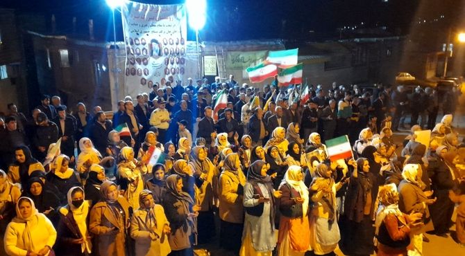 بیعت مردم روستای لرد شاهرود خلخال با مقام معظم رهبری