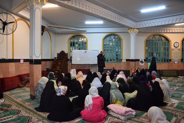 حضور دانش‌آموزان ناحیه یک کرج در نخستین روز اعتکاف دانش‌آموزی