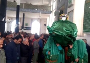مراسم شهادت امام علی (ع) در شهر کلاته‌رودبار
