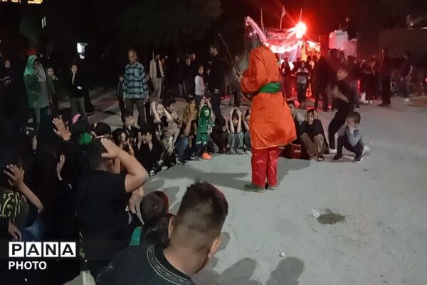 مراسم شام غریبان سالار شهیدان  در حسینیه شهدای شهر بار