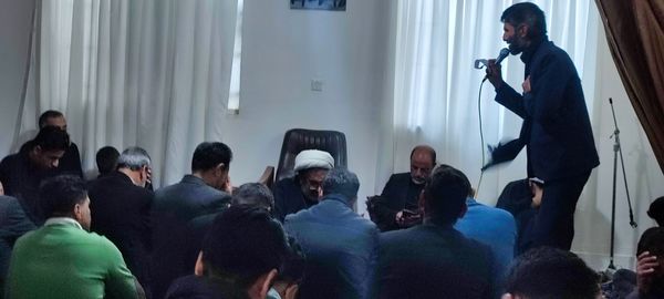 مراسم دعا ندبه هم زمان با ایام فاطمیه در شهرستان خلیل‌آباد