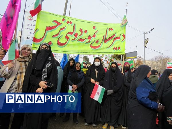 راهپیمایی باشکوه ۲۲ بهمن ماه شهرستان بجنورد 