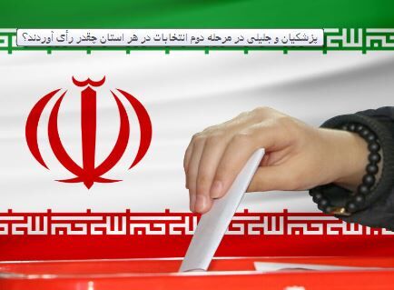 پزشکیان و جلیلی در مرحله دوم انتخابات در هر استان چقدر رأی آوردند؟