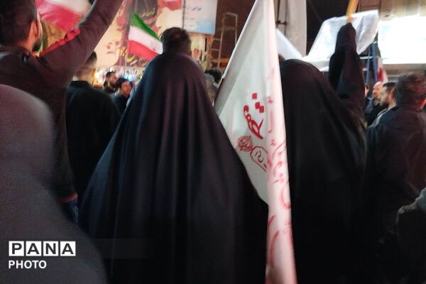 تشییع پیکر شهید محمدحسین عزیزی و شهیده حاجیه خانم صلح‌جو