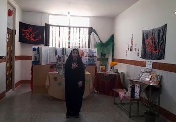 برپایی کافه کتاب توسط دانش آموزان پایه ششم دبستان سید کاظم حسینی