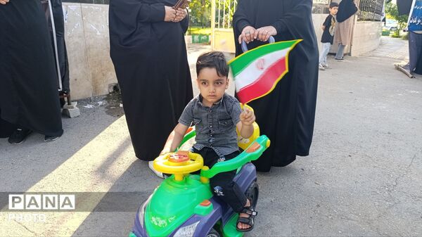 حضور پرشورو حماسی  جان فدایان در شهرستان پلدختر 
