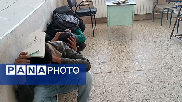 هنرستان کار و دانش رهبری میزبان مانور نمادین زلزله شد