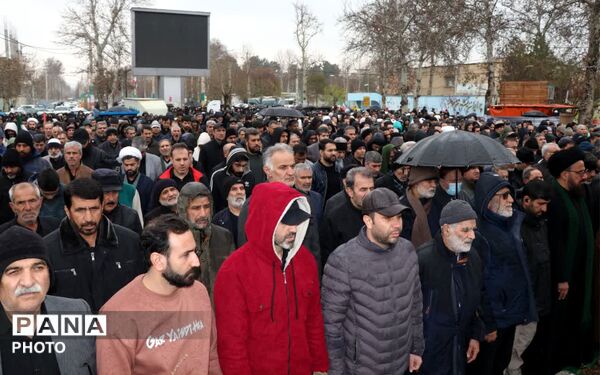 تشییع پیکر پاسدار علی خانی در نظرآباد