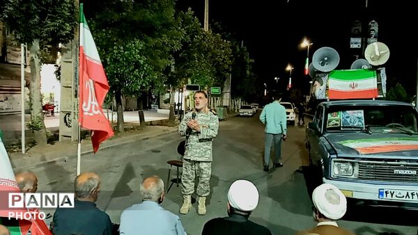  کامیاران؛ تجمع شبانه ایستادگی در پیمان ولایت