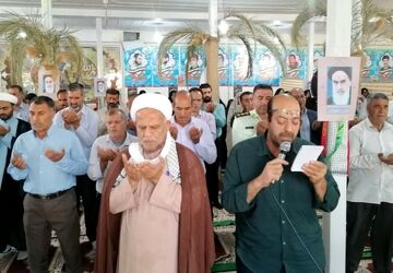 اقامه نماز عید سعید قربان در شهرستان بیضا