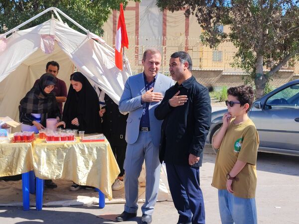 برپایی موکب سازمان دانش‌آموزی در شهرستان سملقان