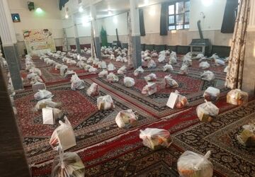برگزاری رزمایش مواسات و همدلی در تیتکانلو