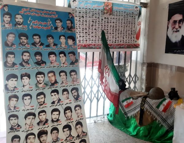 مانور بازگشایی مدارس عباس آباد 