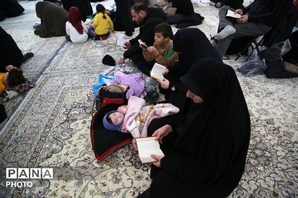 مراسم احیاء نخستین شب قدر در حرم حضرت معصومه(س)