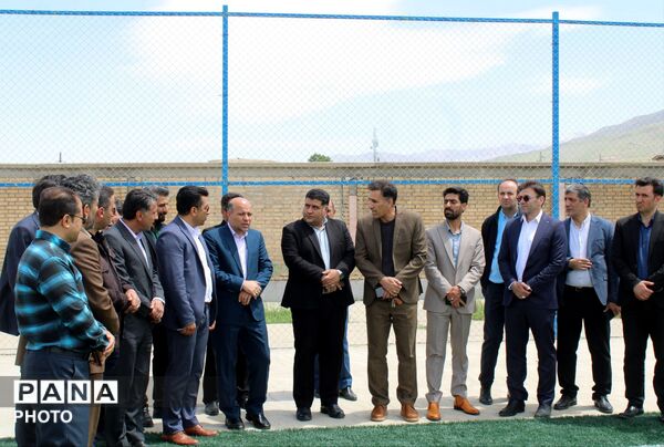  افتتاح چمن مصنوعی مدارس شاهد و مولوی و بازدید از استخر فرهنگیان دورود