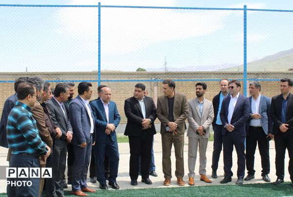  افتتاح چمن مصنوعی مدارس شاهد و مولوی و بازدید از استخر فرهنگیان دورود
