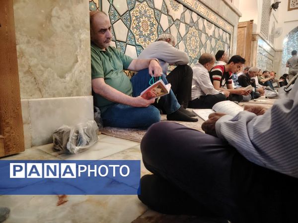 مراسم روح بخش دعای پرفیض عرفه در آستان مقدس حضرات سیدان الکریمان (ع)