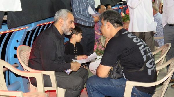 برپایی مواکب نذر خدمت به‌مناسبت اربعین حسینی در خیابان بزرگمهر اصفهان