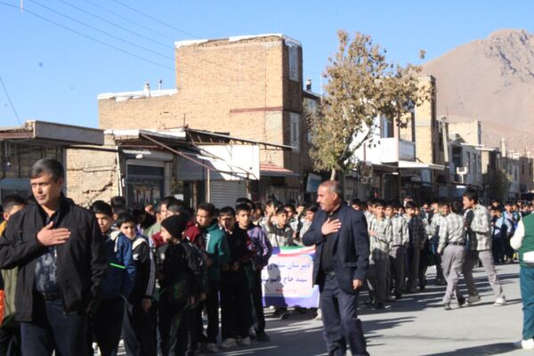 دسته عزاداری نوگلان فاطمی در شهرستان بن 