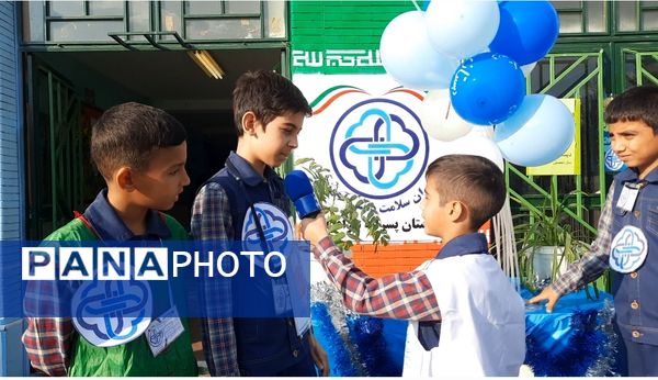 افتتاحیه سفیران سلامت در دبستان سرافراز ناحیه۷ مشهد 