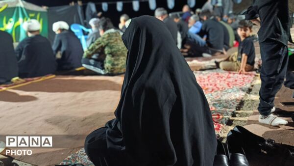 دومین شب محرم؛ در کنار شهید گمنام منطقه‌ی میانکوه
