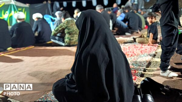 دومین شب محرم؛ در کنار شهید گمنام منطقه‌ی میانکوه