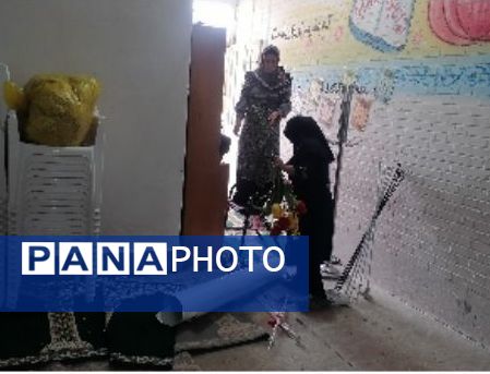 غبارروبی نمازخانه‌ دبستان ناهید نخودی نیشابور