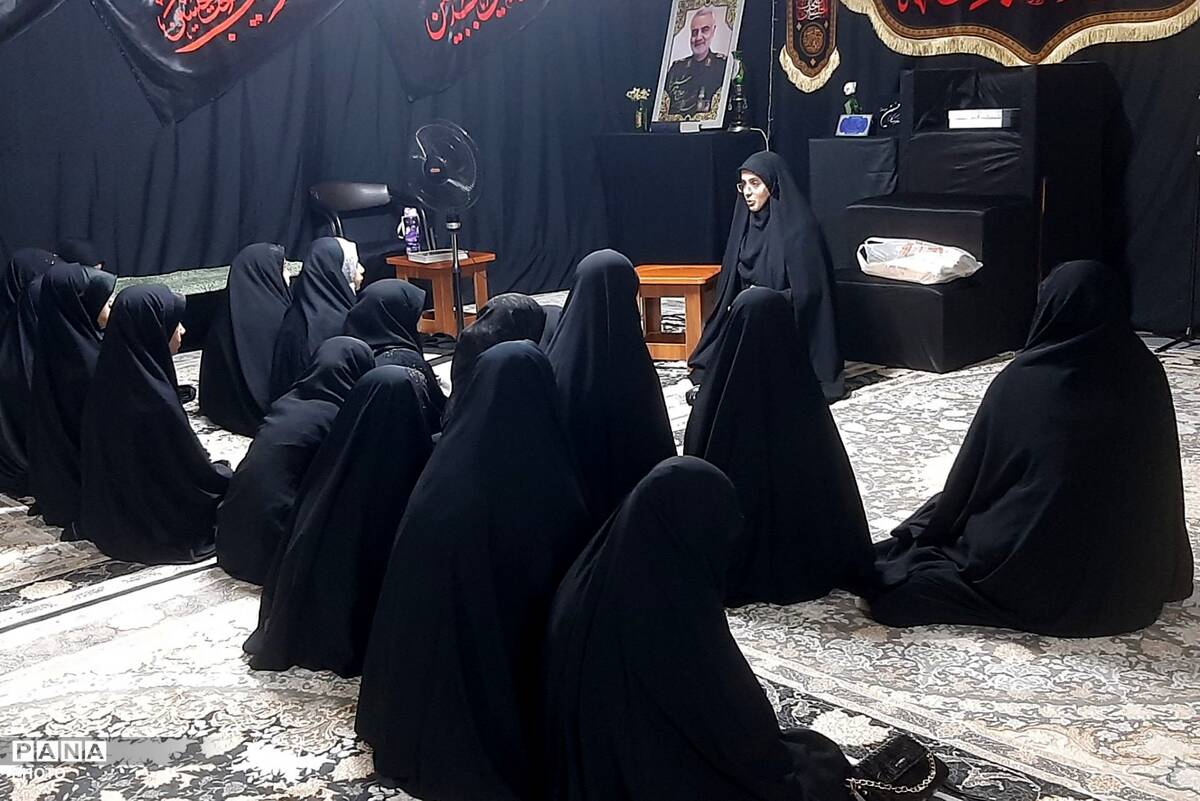 هیئت نوجوانان حسینی در حسینیه مسجد حضرت علی اکبر (ع) رباط کریم
