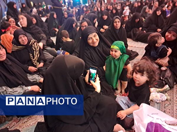 مراسم شیرخوارگان حسینی در حسینیه عاشقان ثارالله قائمشهر