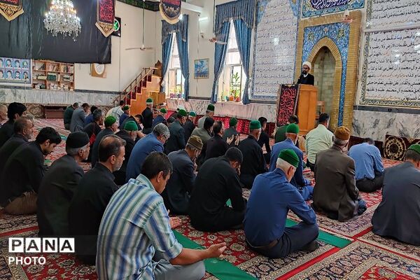 اقامه نماز عبادی سیاسی جمعه در نخستین روز از ماه محرم، مسجد جامع شهر بار