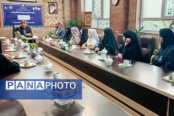 دیدار مسئولان اداره آموزش و پرورش پردیس با خبرنگاران پانا 