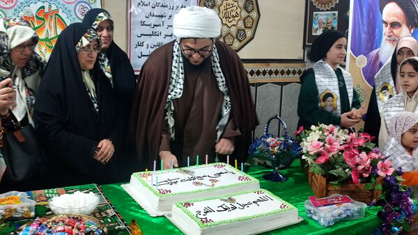 جشن نیمه شعبان در امامزاده سید حمزه قائمشهر