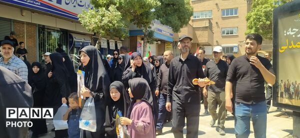 همدان میزبان عزاداران رهبر شهید ایران 