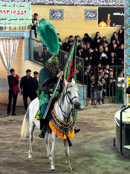 مراسم سنتی تعزیه‌خوانی در شهر ارمغان‌خانه زنجان 