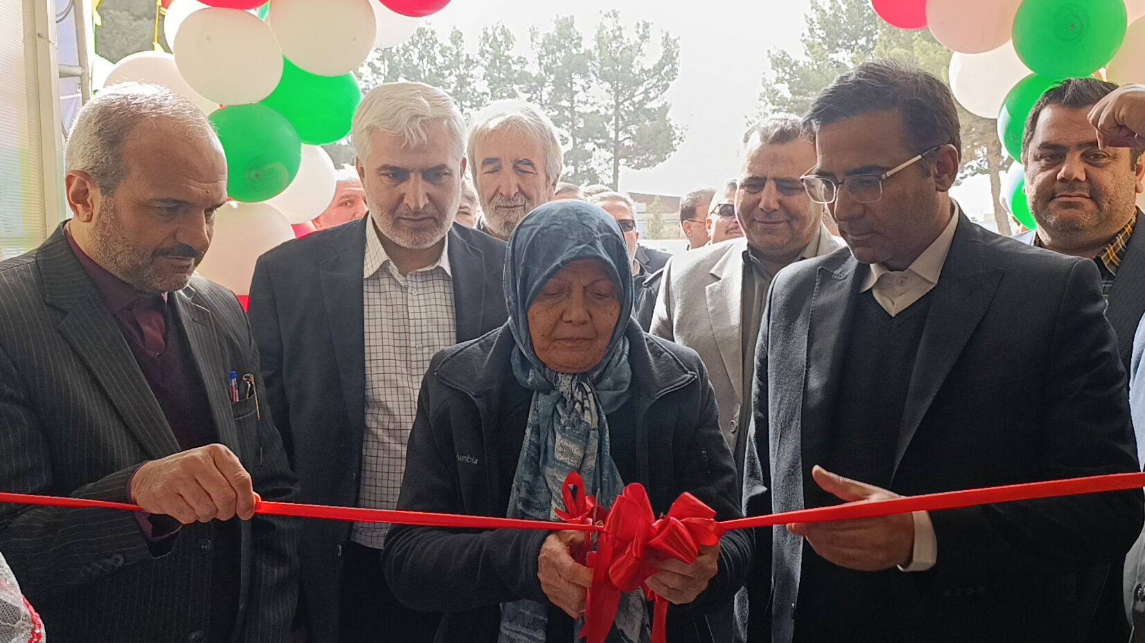 افتتاحیه آموزشگاه ۱۲ کلاسه‌ یاسمن خاکباز ۲ شهرستان نیشابور
