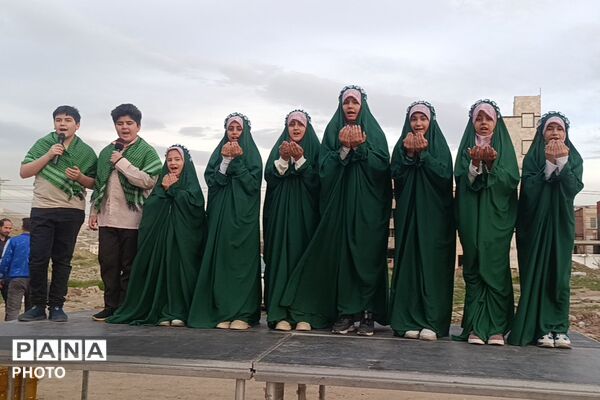 برنامه‌های دهه کرامت با حضور گروه ریحانه الحسین در شهرک امام خمینی و مجتمع هسا پردیس