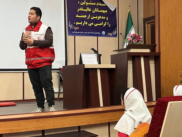 کارگاه آموزشی جشنواره سفیران سلامت با موضوع ایستگاه امدادی
